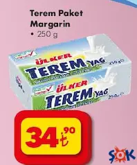 TEREMYAĞ PAKET MARGARİN 250 G
